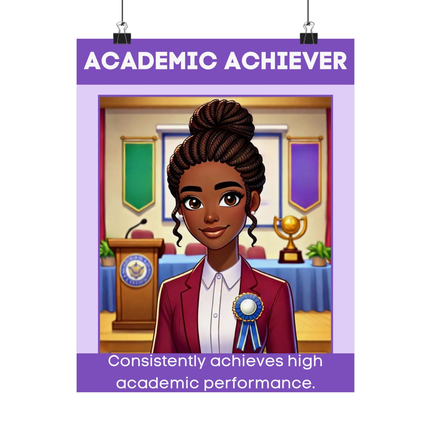 Aaliyah - Academic Achiever Poster