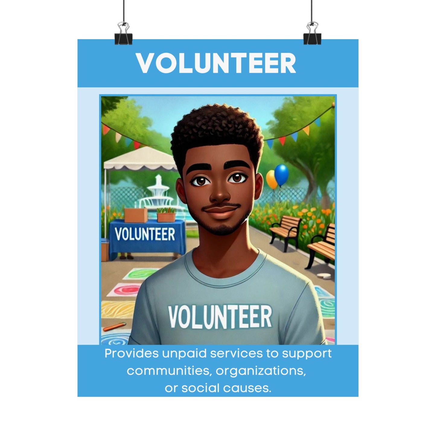 Vince - Volunteer Poster