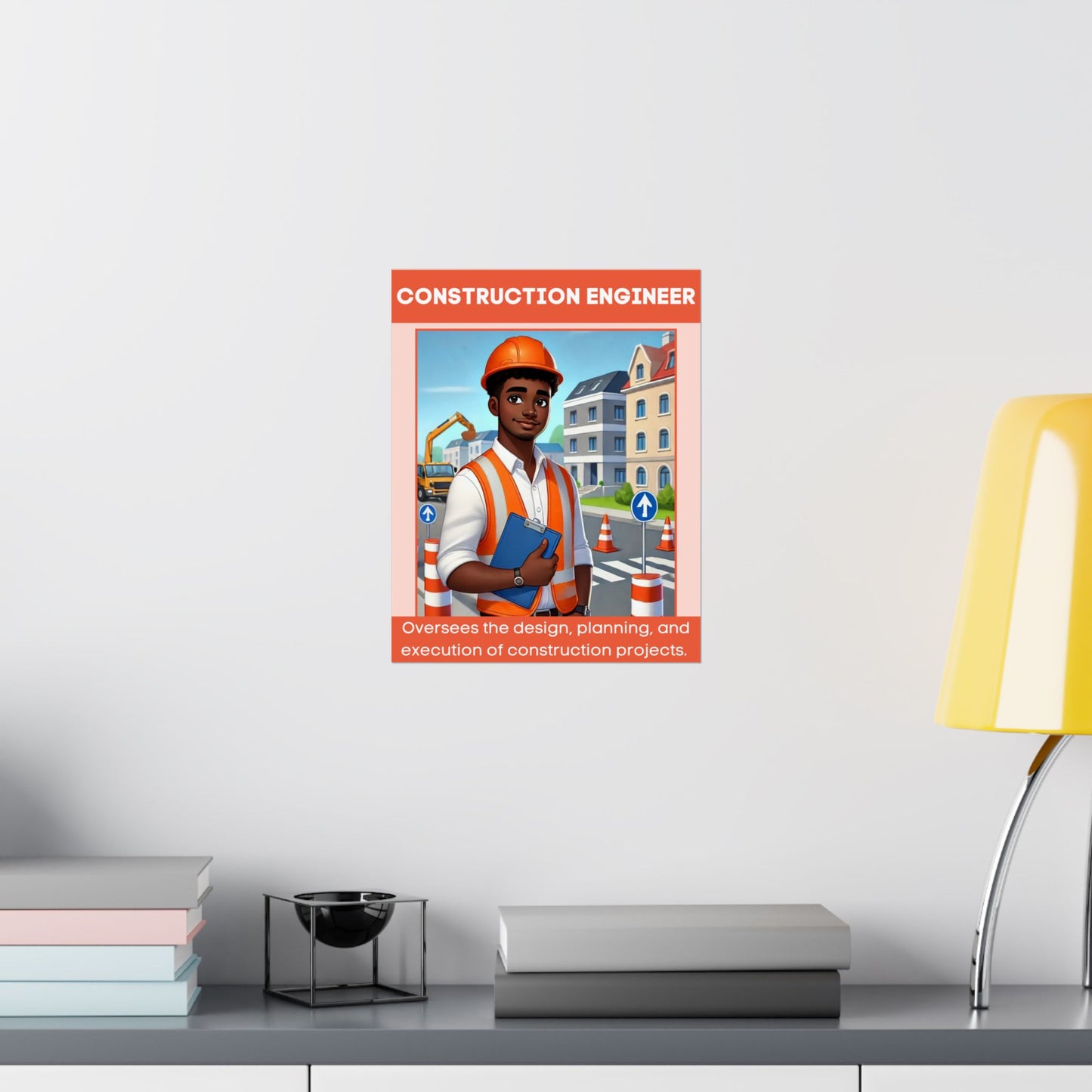 Construction Engineer Poster