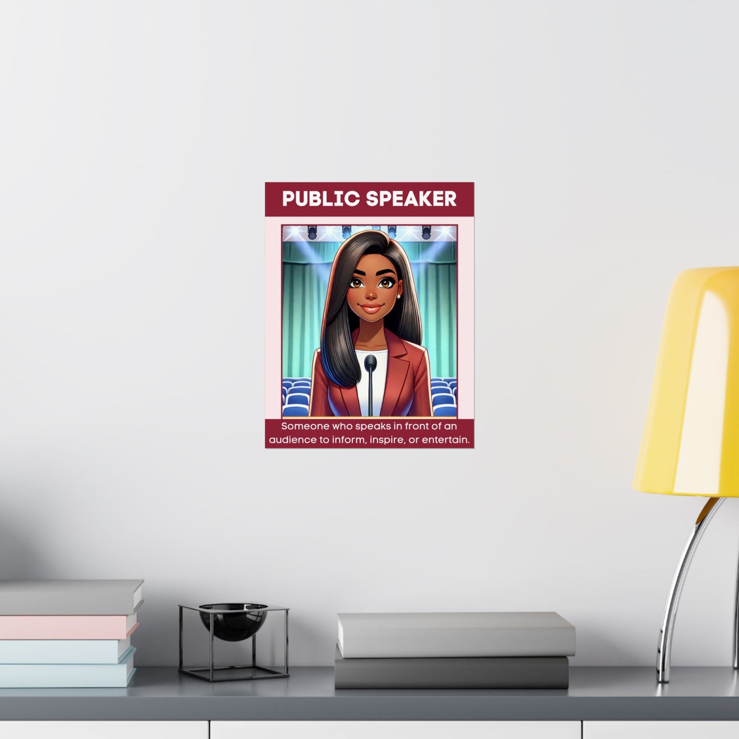 Paula - Public Speaker Poster