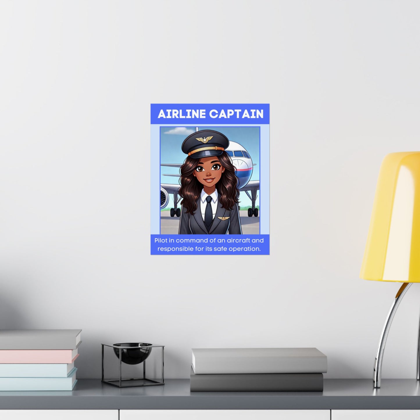 Airline Captain Poster