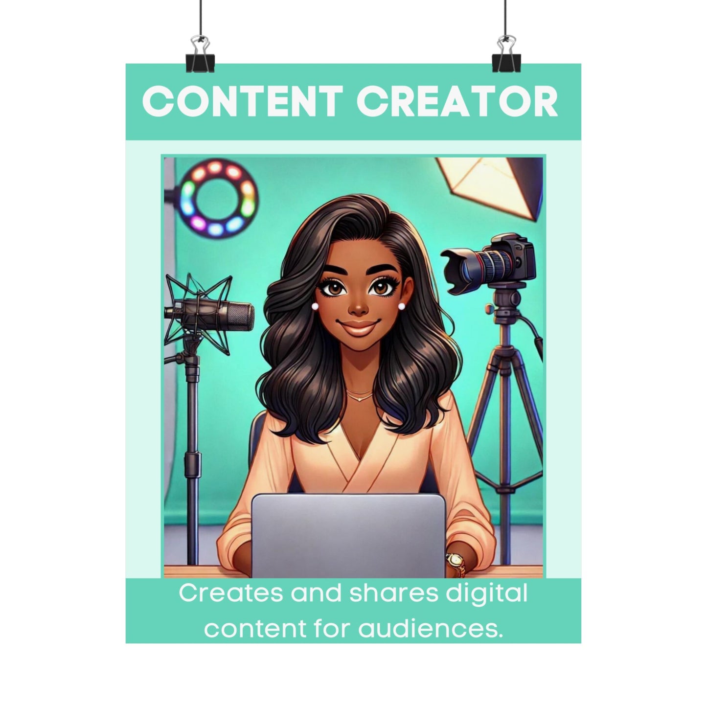 Content Creator Poster