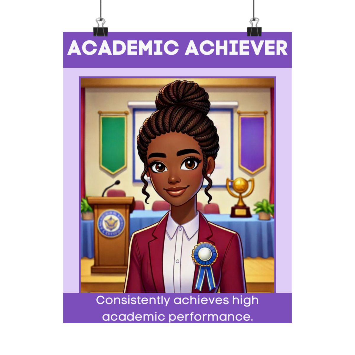 Aaliyah - Academic Achiever Digital Poster