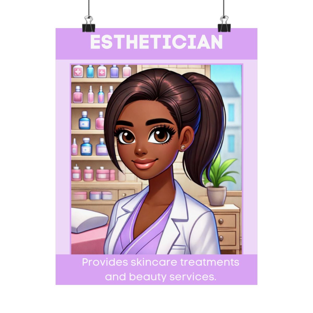 Esthetician - Digital Poster