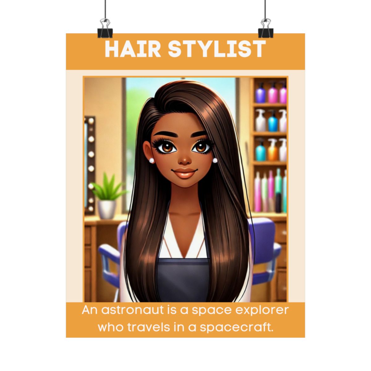 Hairstylist - Digital Poster
