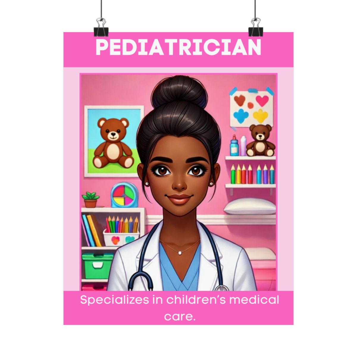 Pediatrician - Digital Poster