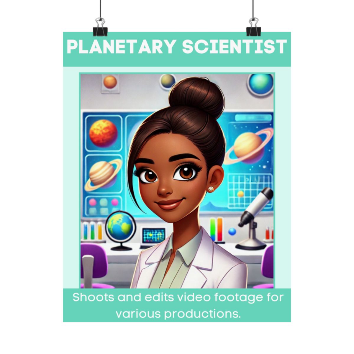 Planetary Scientist - Digital Poster