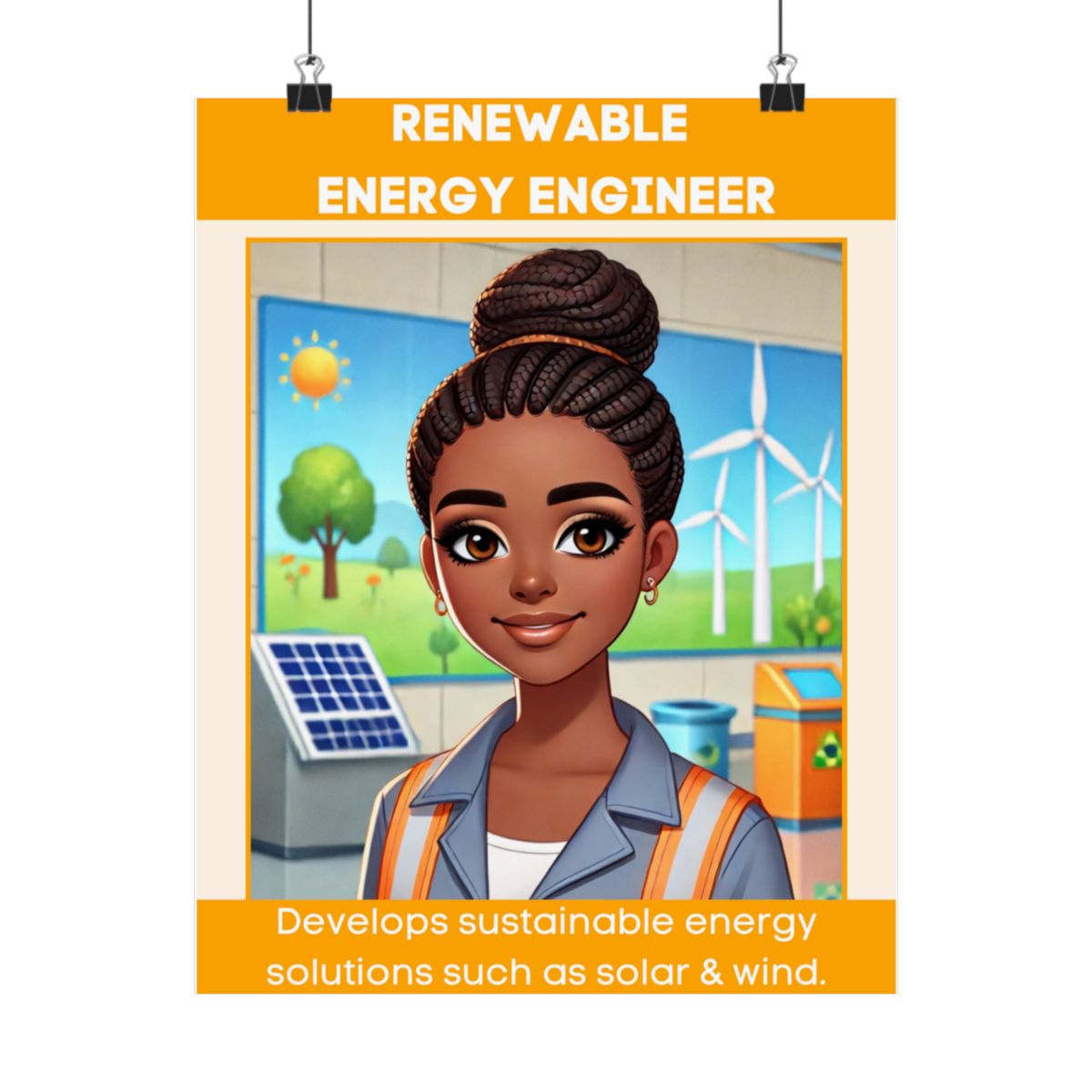 Renewable Energy Engineer - Digital Poster