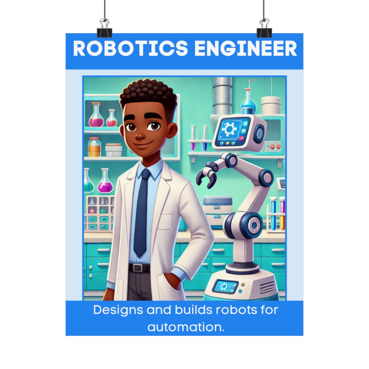Robotics Engineer - Digital Poster
