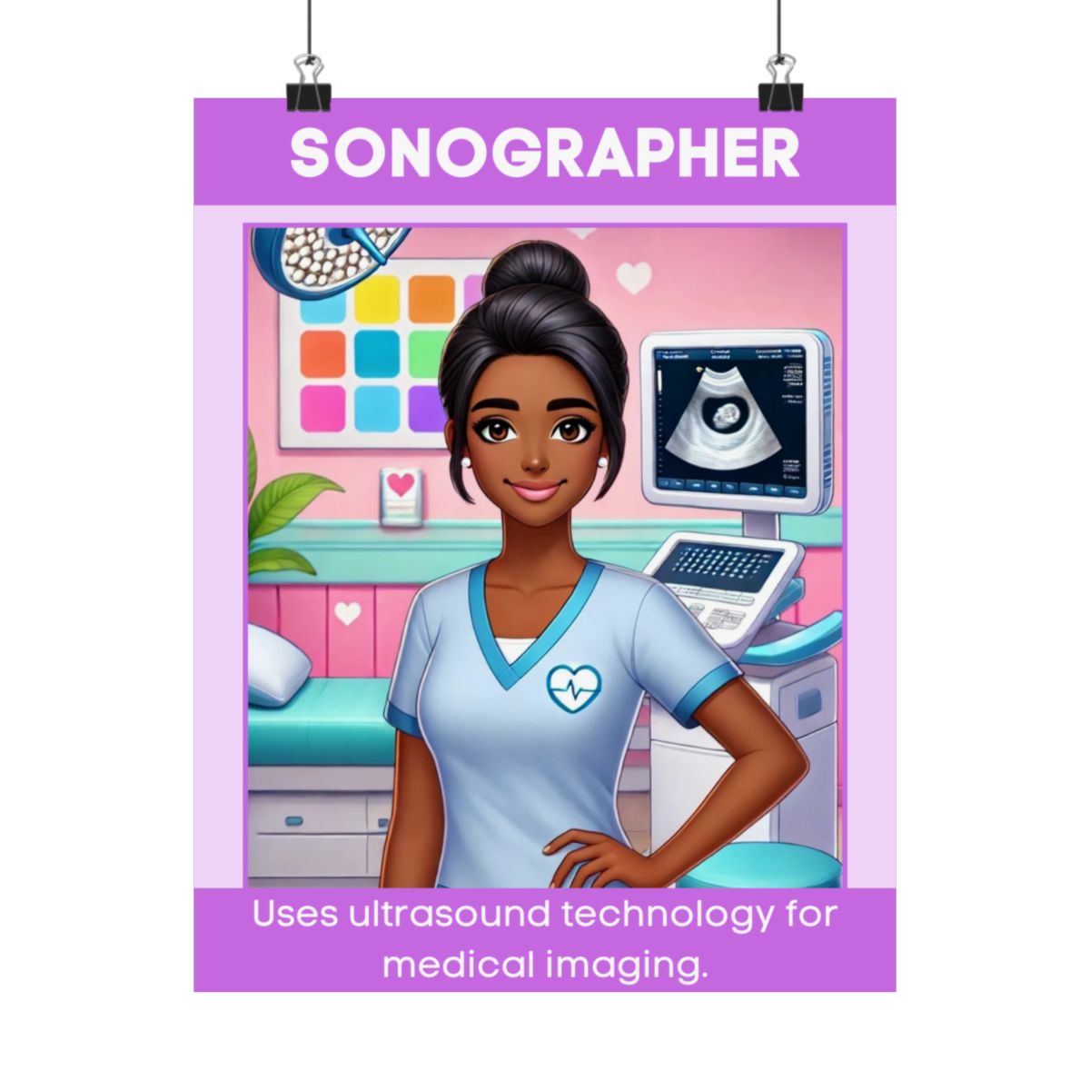 Sonographer - Digital Poster