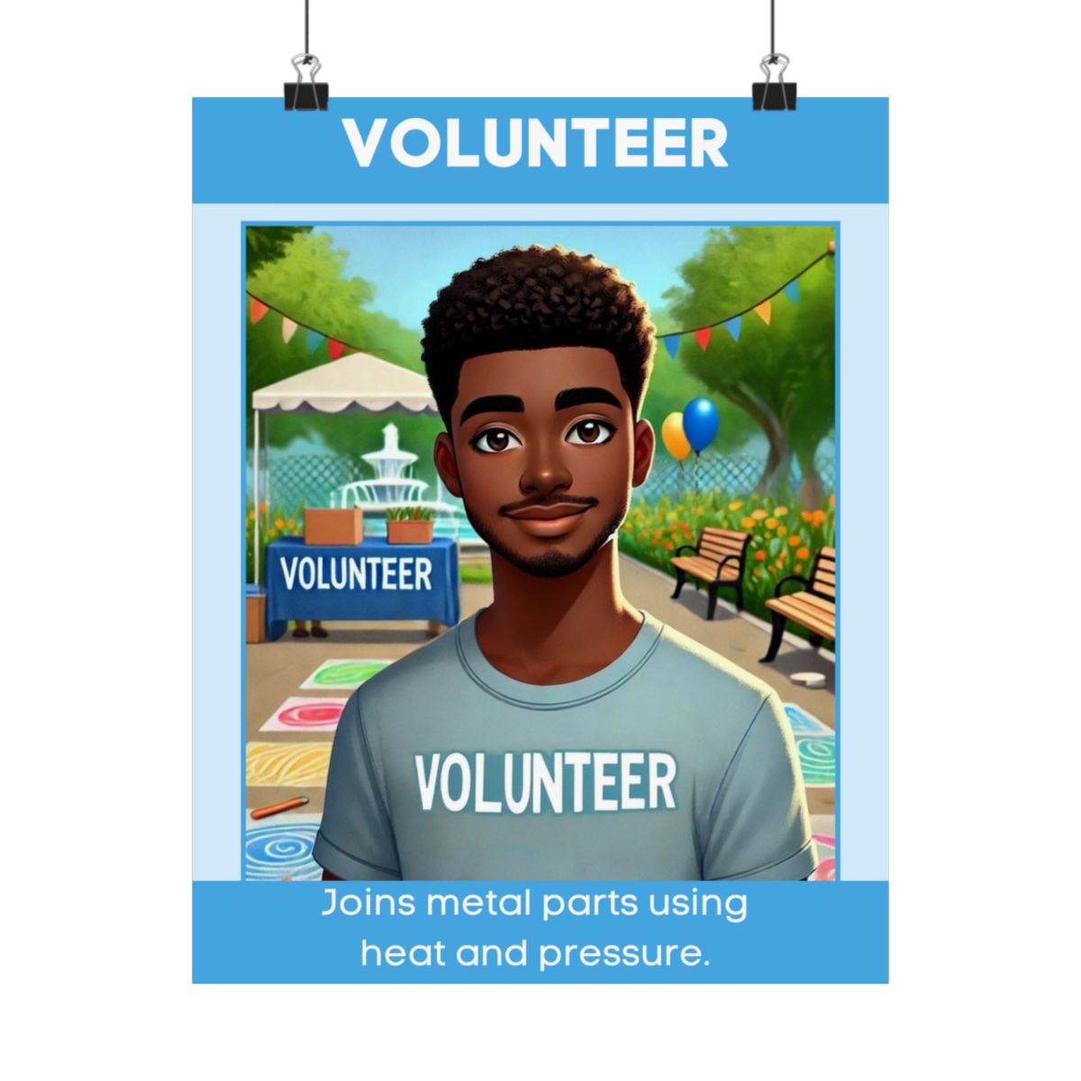 Vince - Volunteer Digital Poster