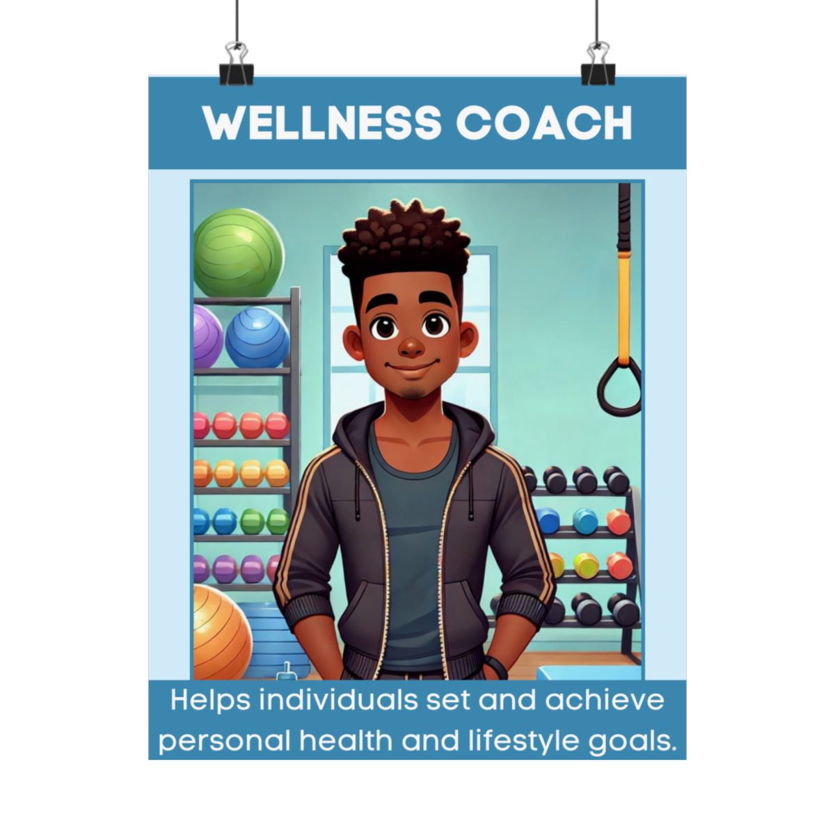 Wayne - Wellness Coach Digital Poster