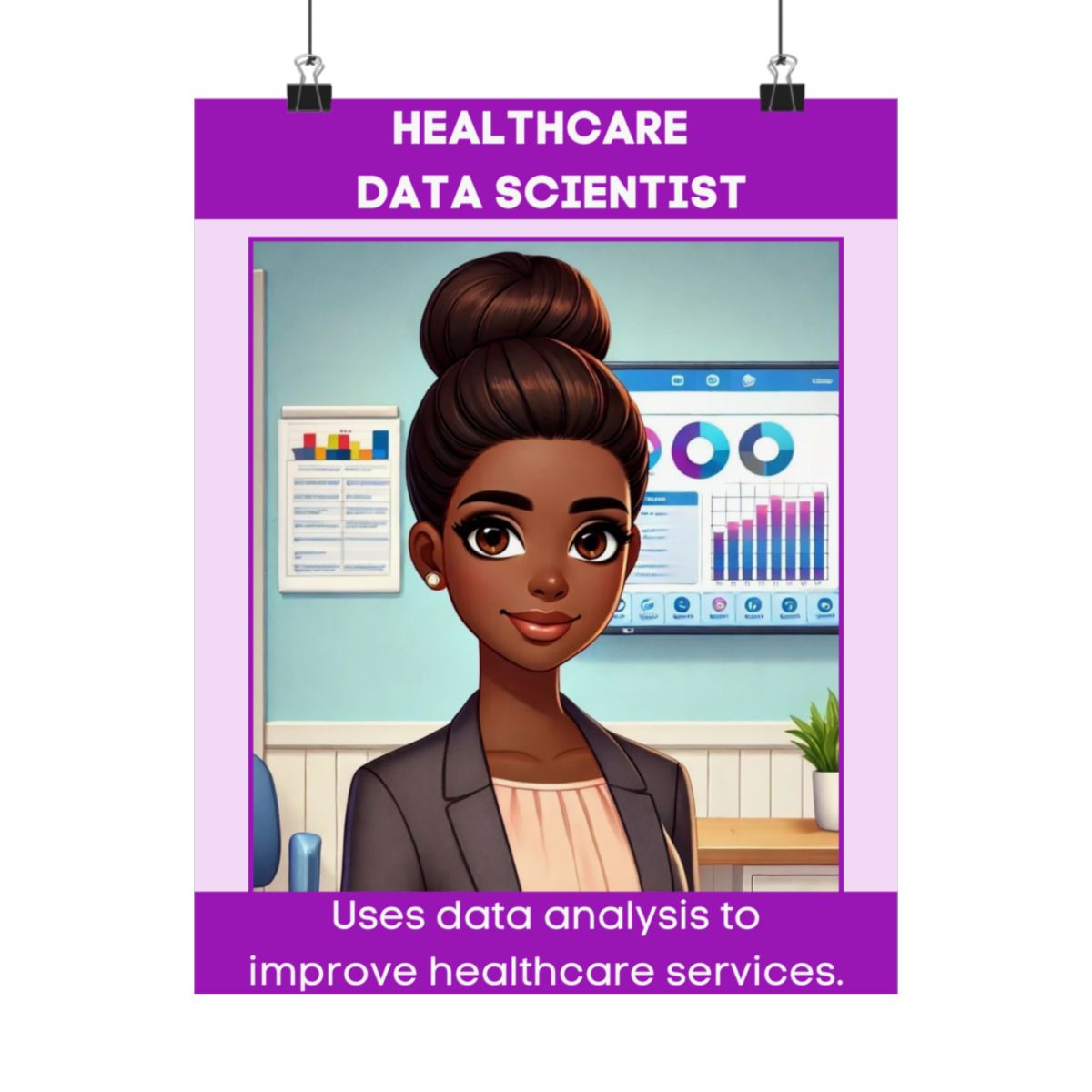 Healthcare Data Scientist - Digital Poster
