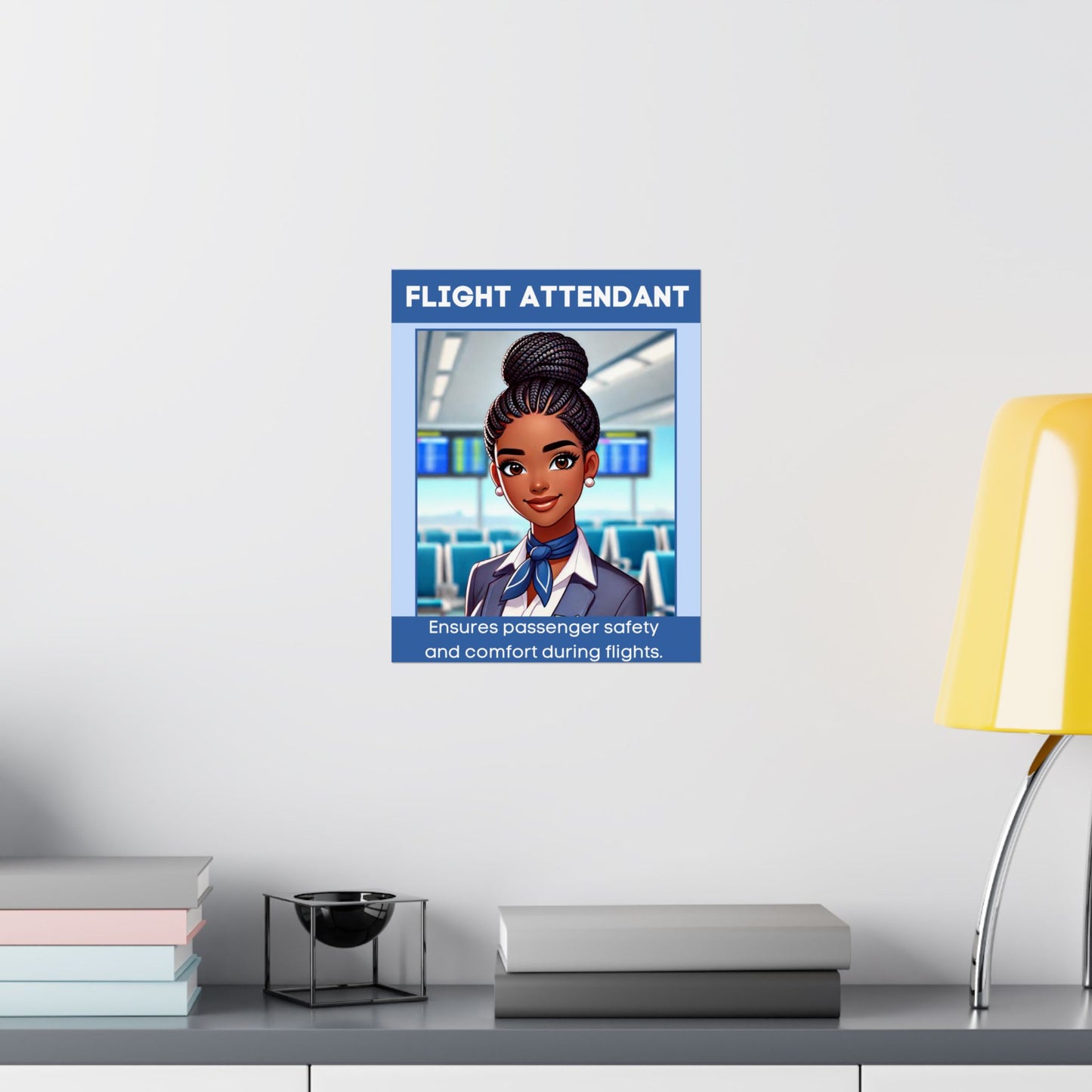 Flight Attendant Poster