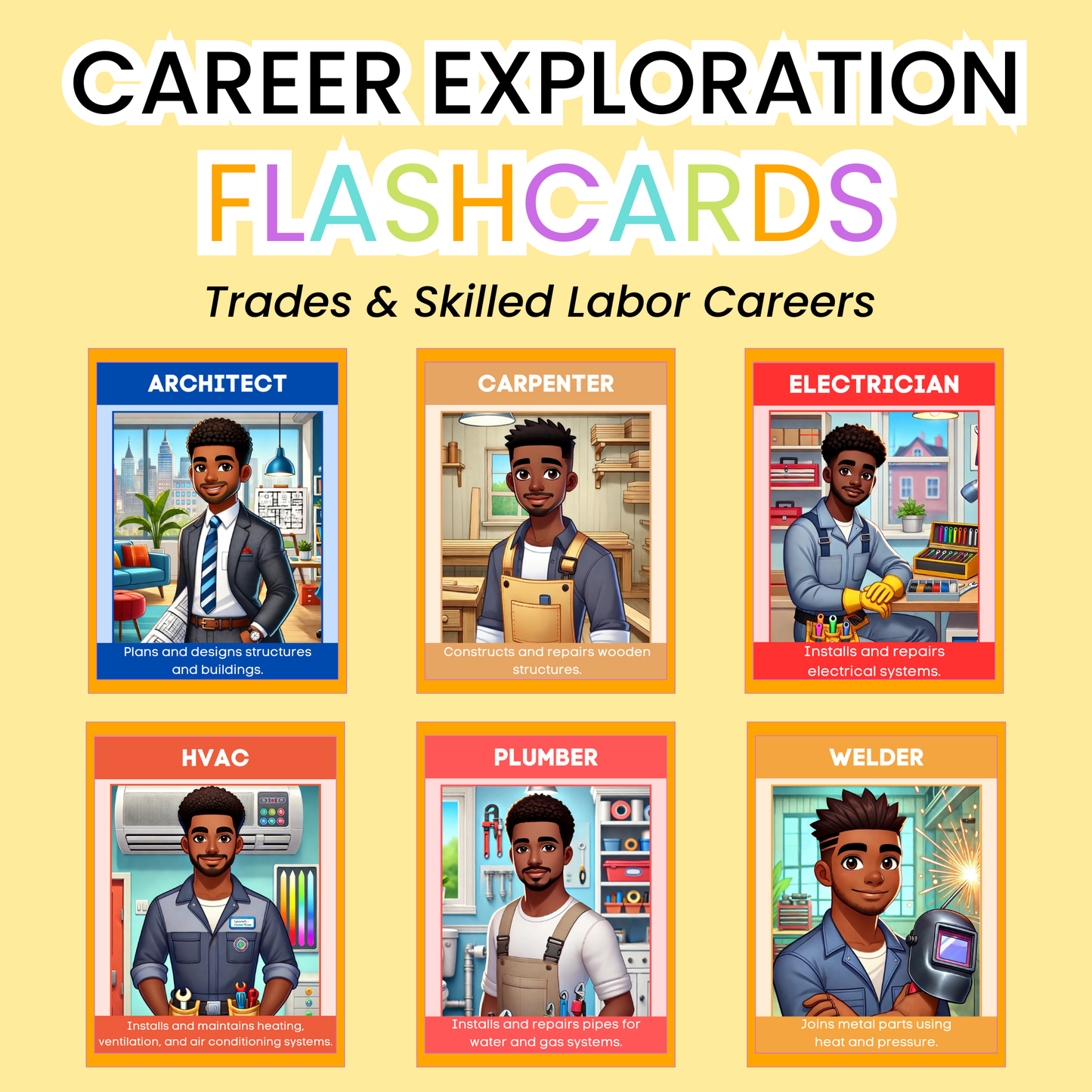 Career Exploration Flashcard Collection