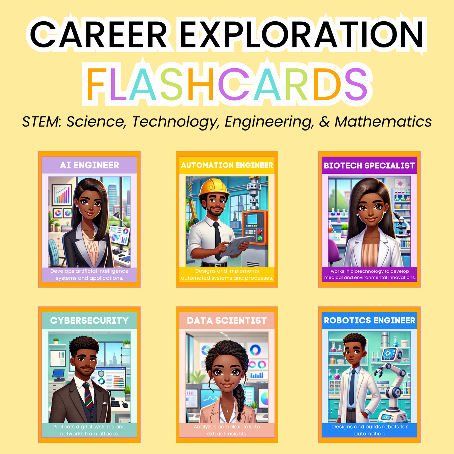 Career Exploration Flashcard Collection