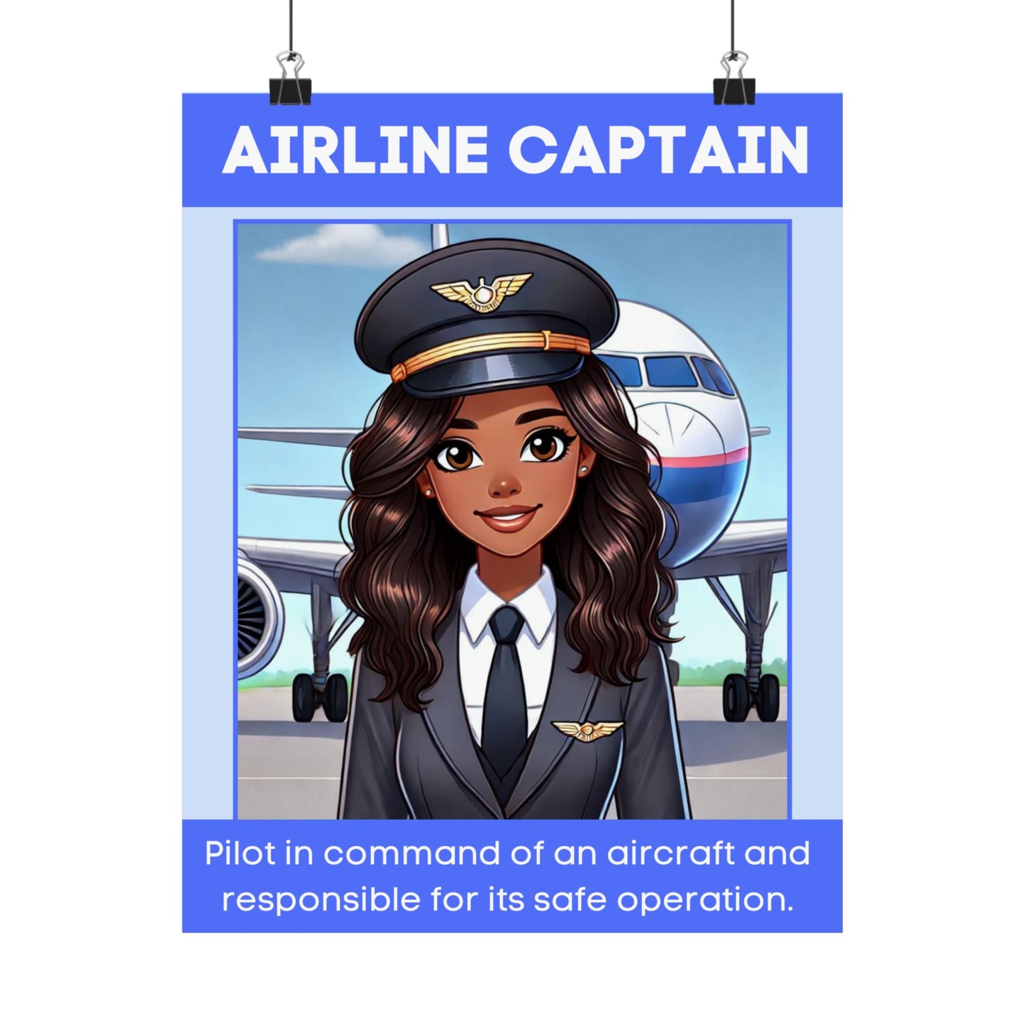 Airline Captain Poster