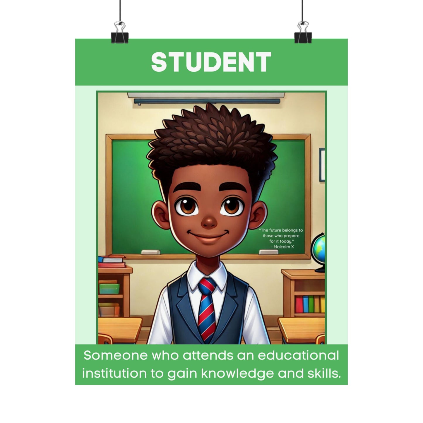 Cool Kid Caleb - Student Poster