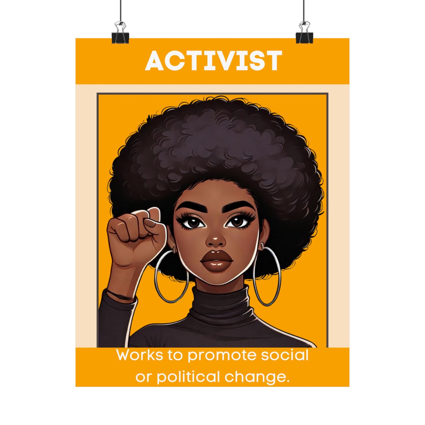Angela - Activist Poster