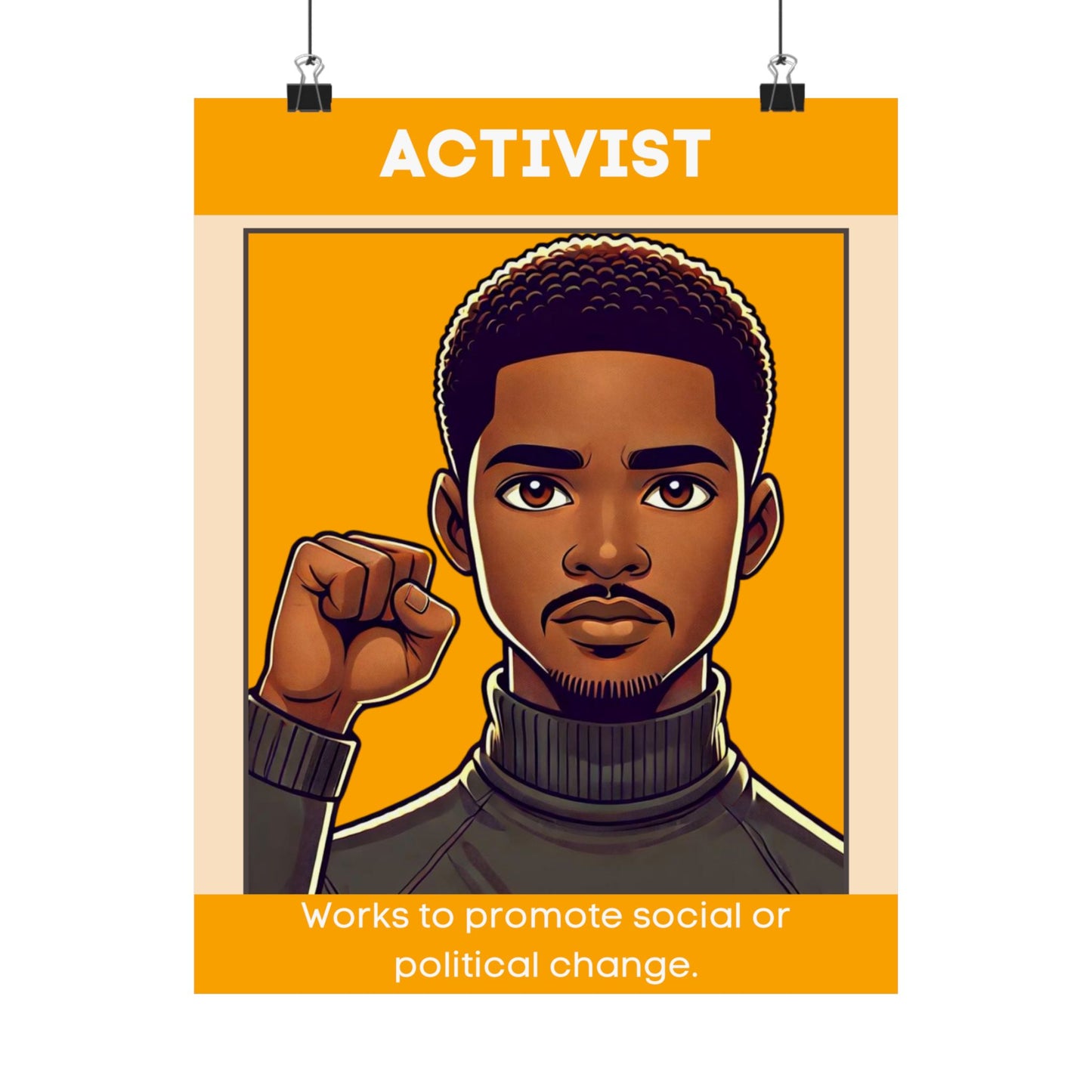 Akeem - Activist Digital Poster