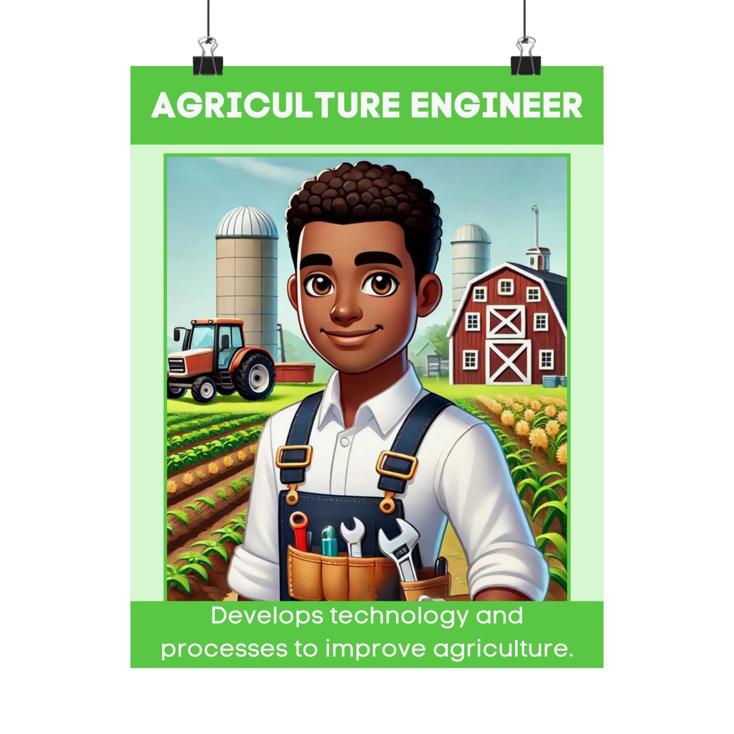 Agriculture Engineer - Digital Poster