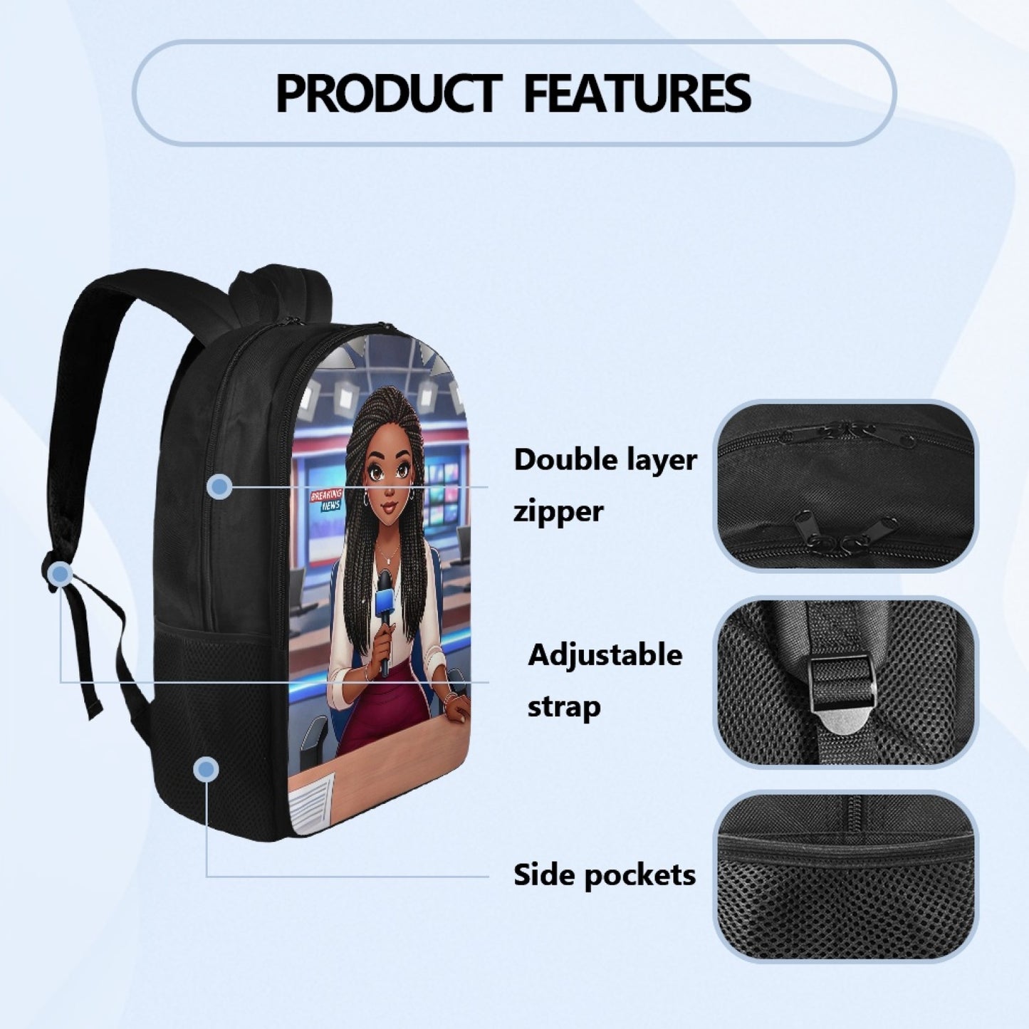 Deja - Digital News Host Backpack
