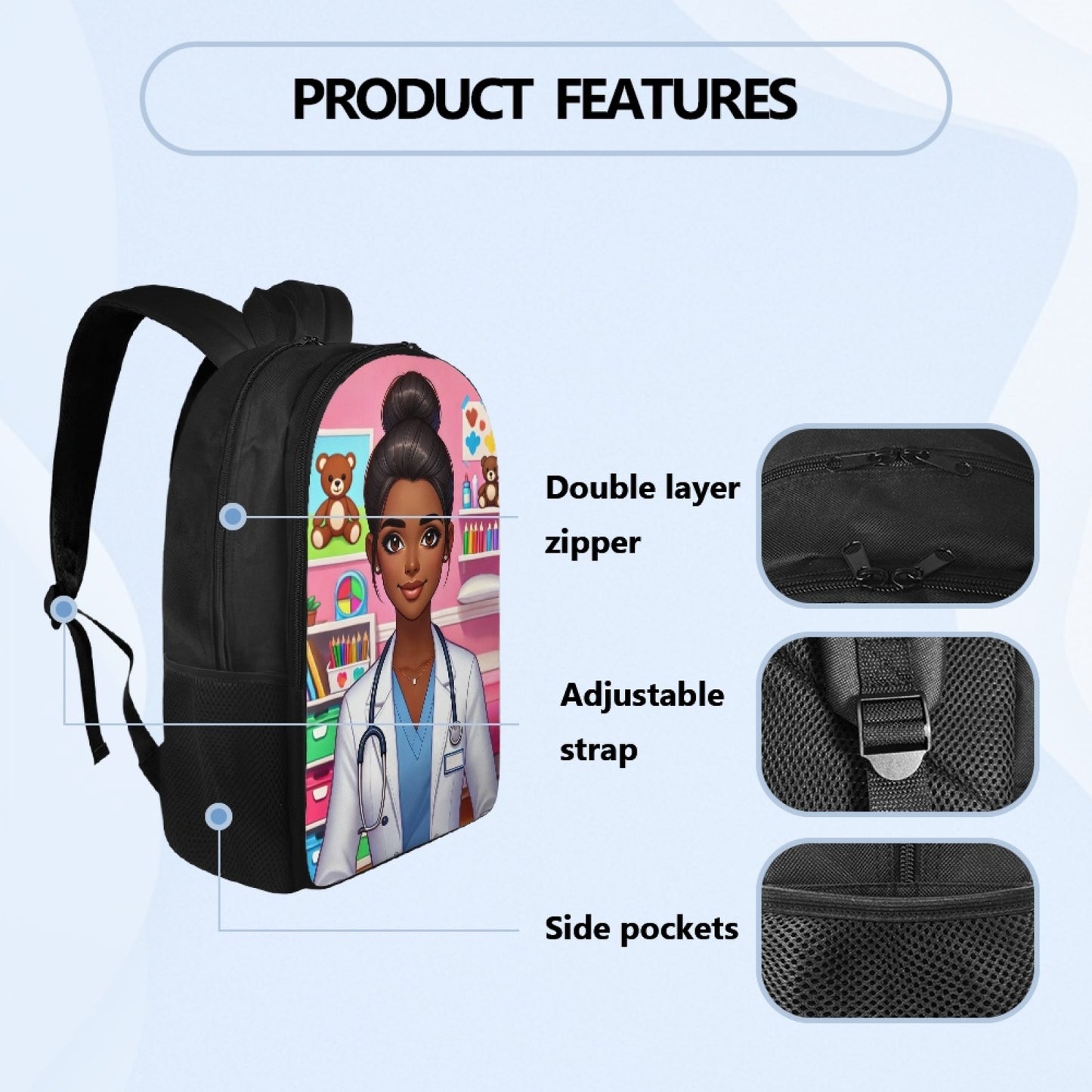 Patrice - Pediatrician Backpack