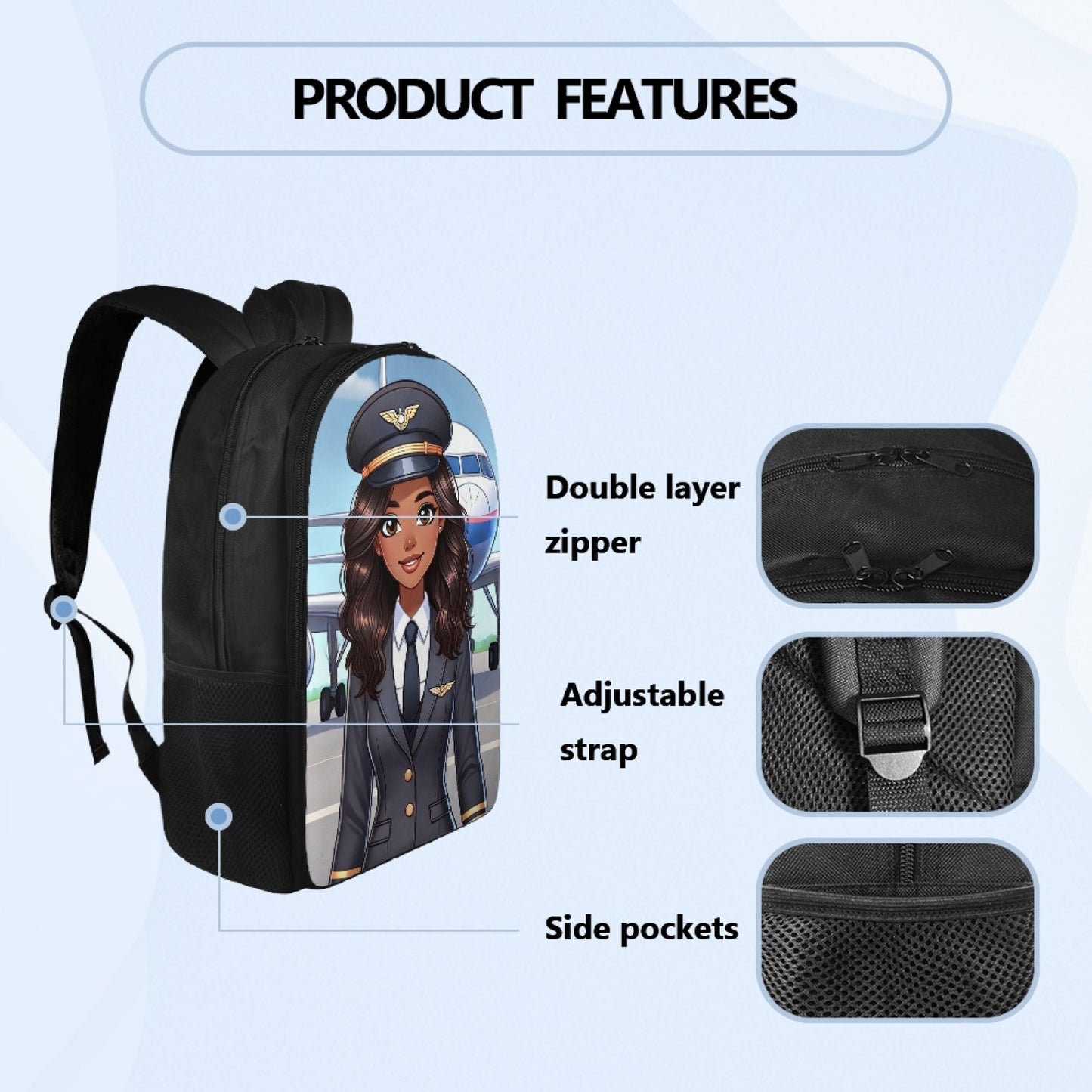 Alaina - Airline Captain Backpack