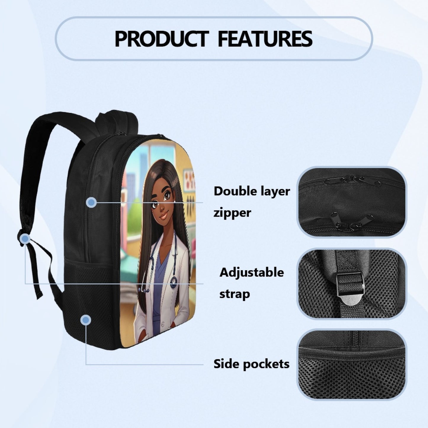 Grace - Genetic Counselor Backpack