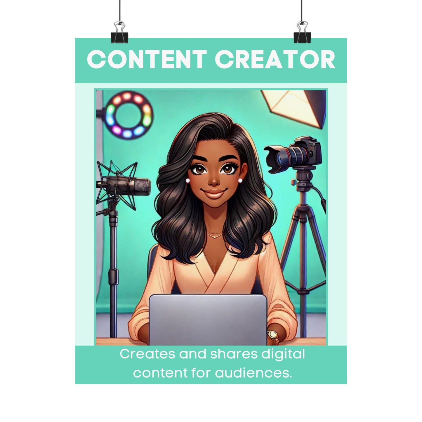 Content Creator - Digital Poster