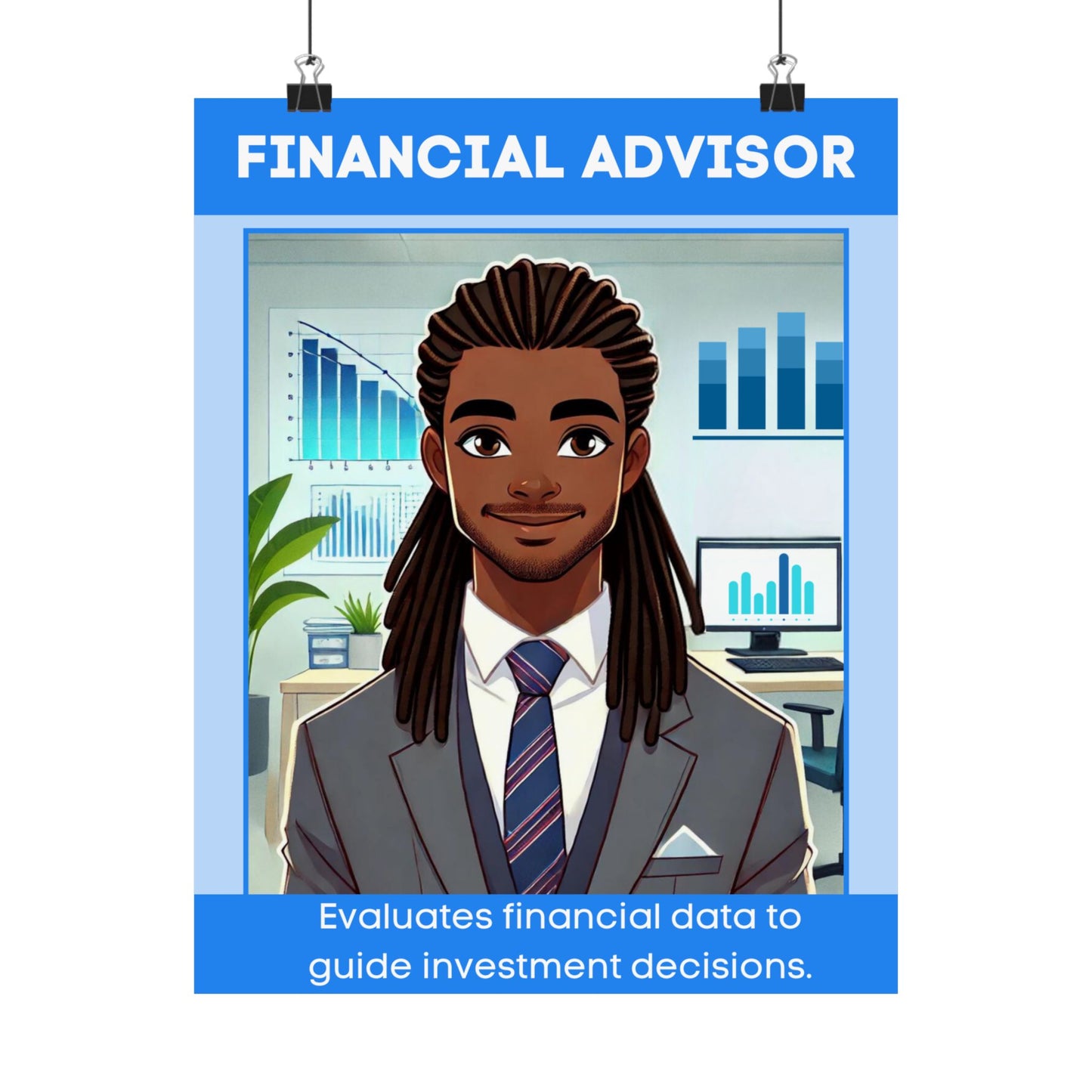 Financial Analyst - Digital Poster