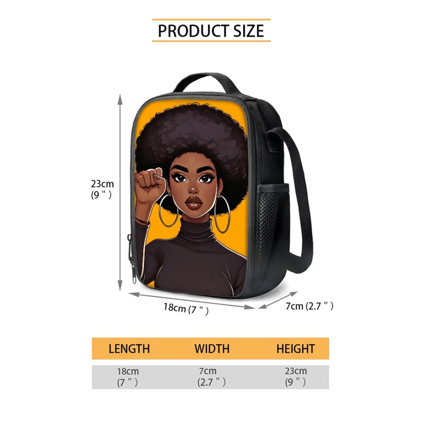 Angela - Activist Lunch Bag