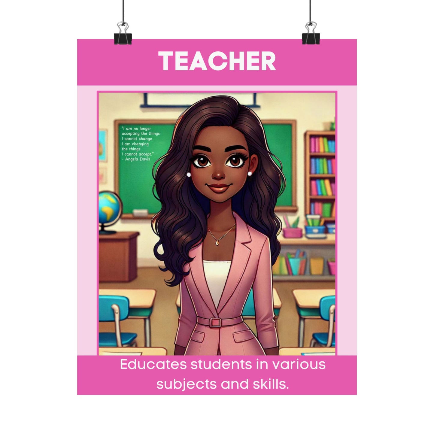 Toya - Teacher Digital Poster