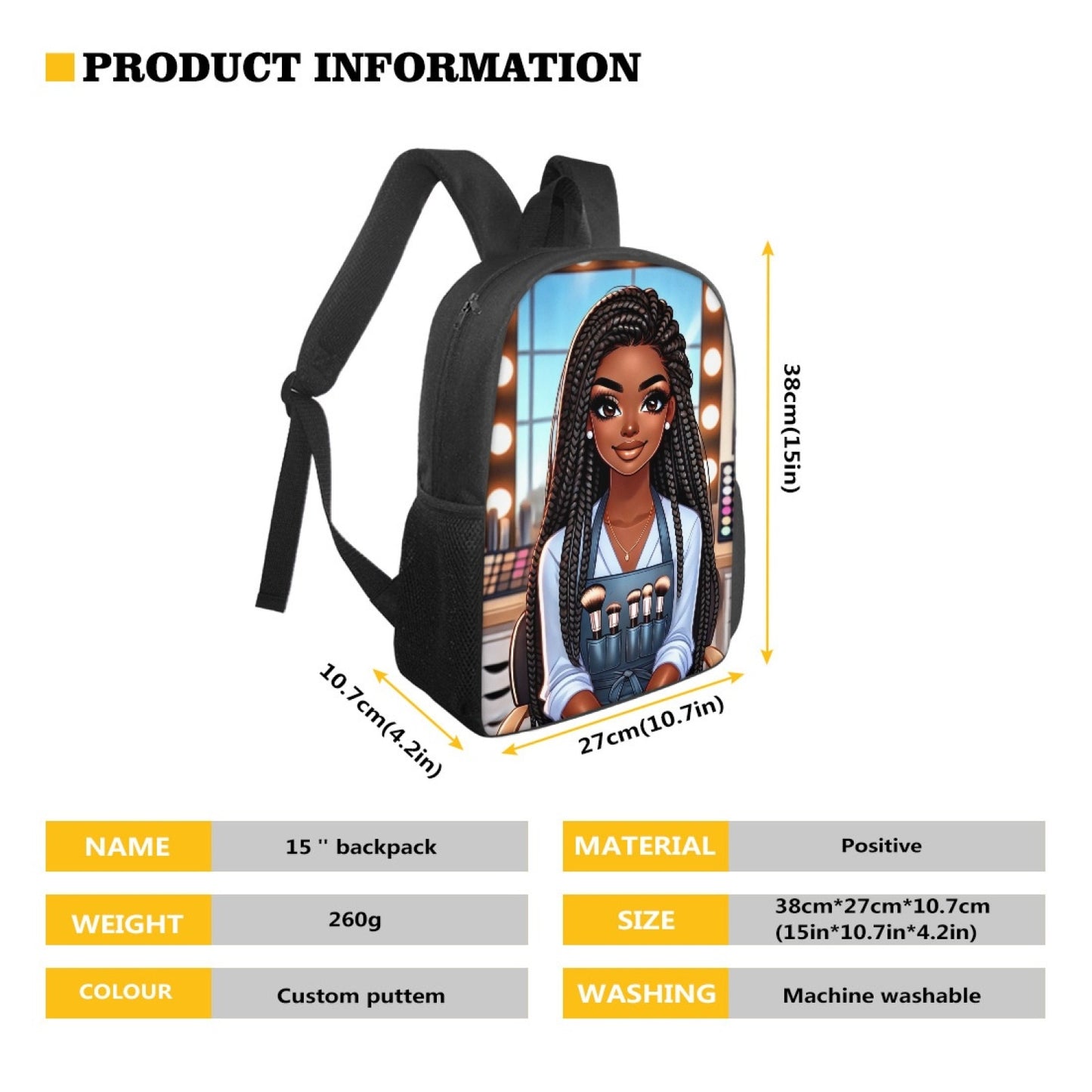 Mya The Makeup Artist - Backpack