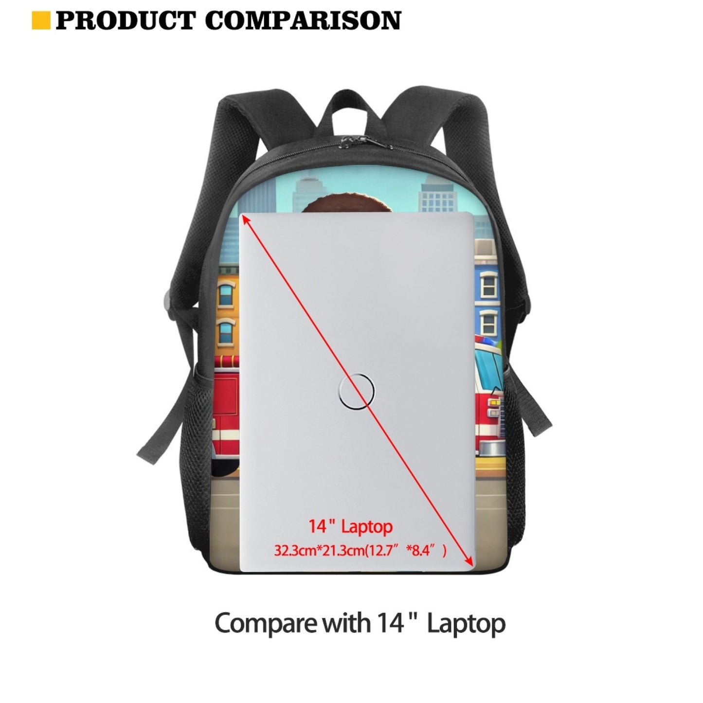Fred The Fireman - Backpack