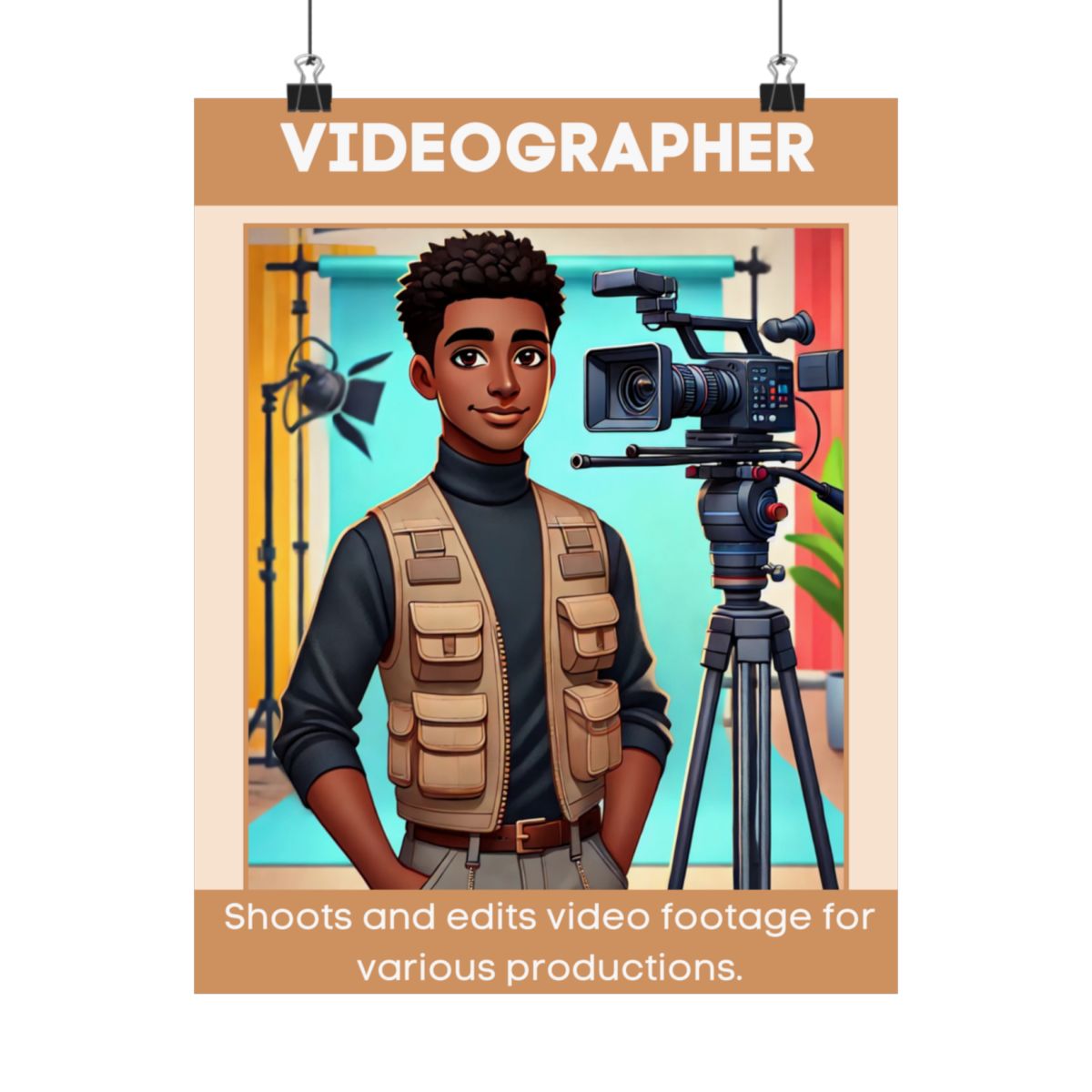 Videographer - Digital Poster