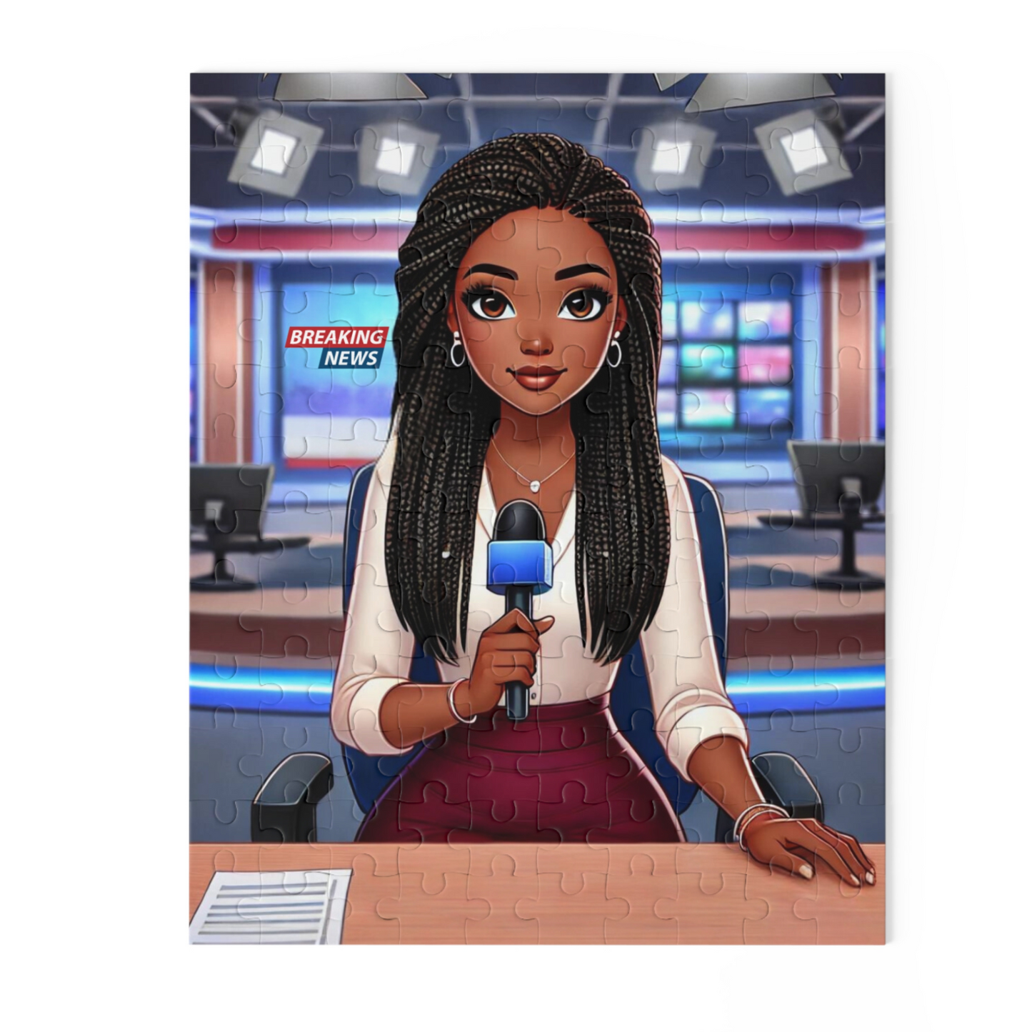 Nia - News Reporter Puzzle