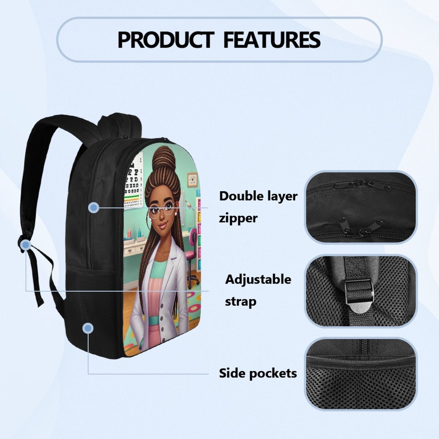 Olivia - Optometrist Backpack