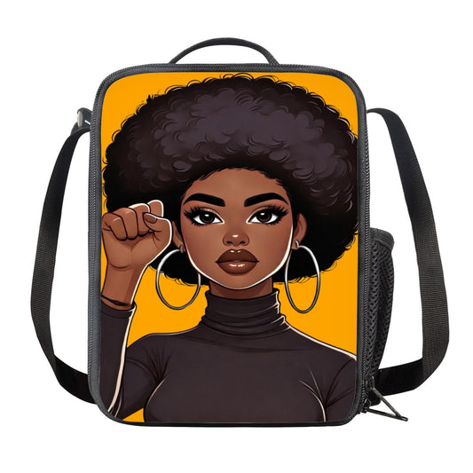 Black And Proud Woman - Lunch Bag