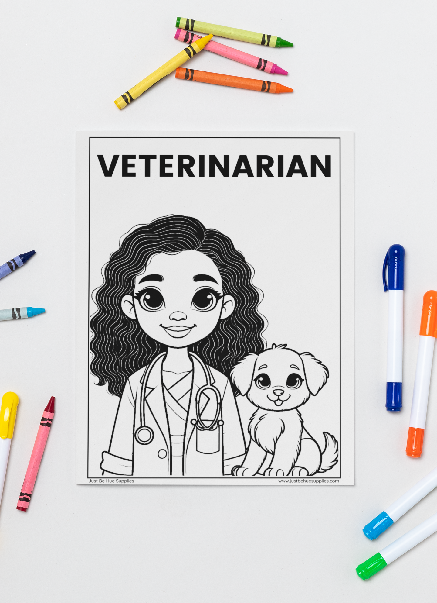 Career Choices Digital Coloring Book