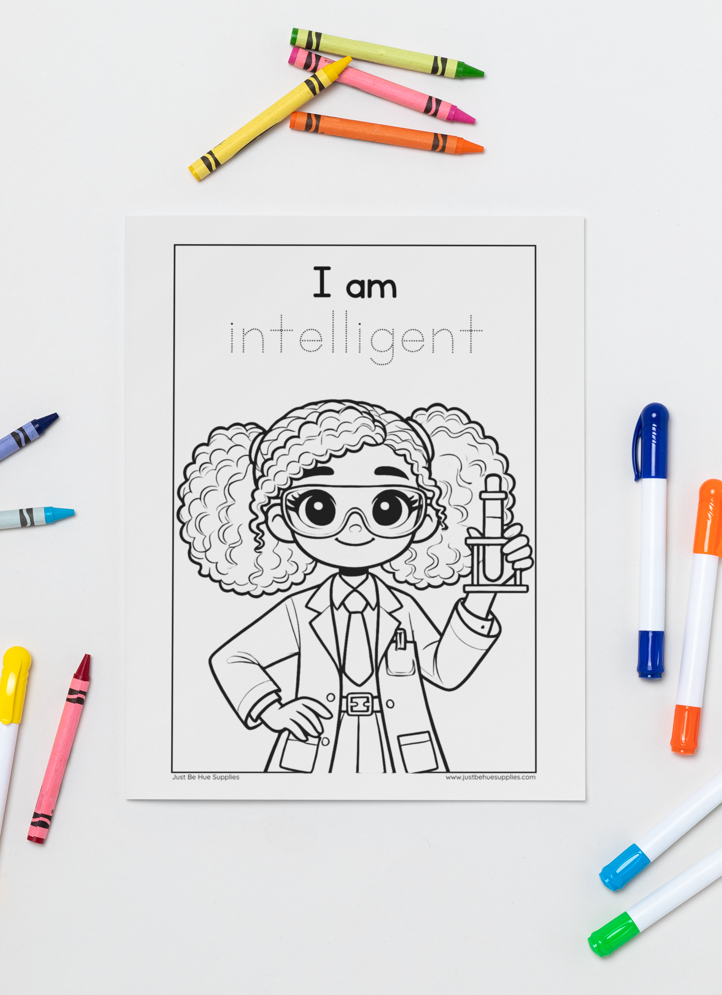 Affirmations Digital Coloring Book