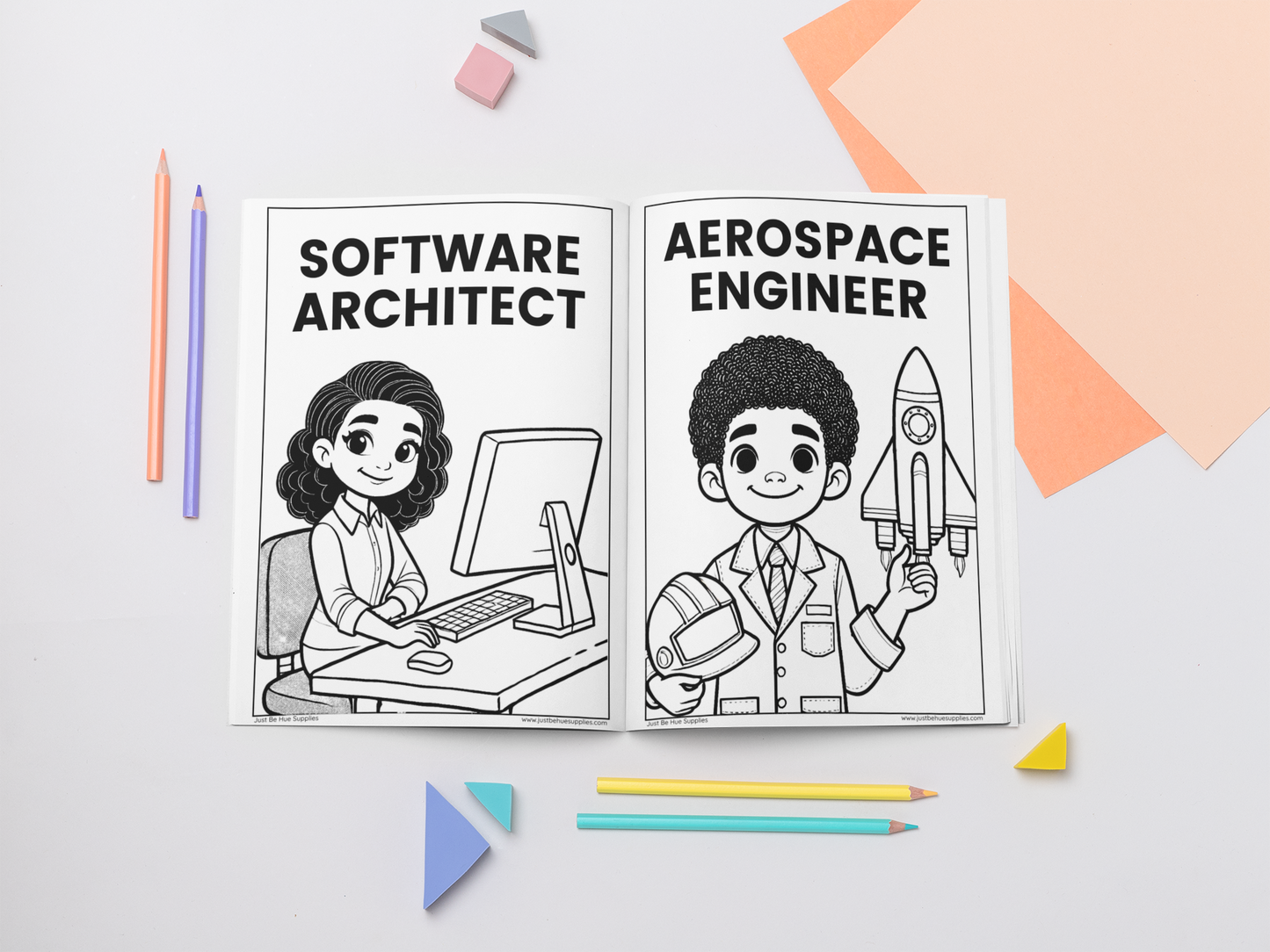 Career Choices Digital Coloring Book