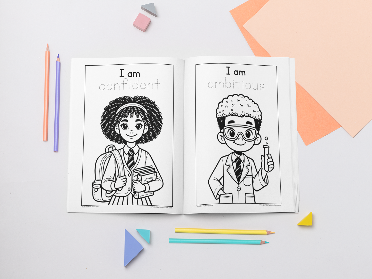 Affirmations Digital Coloring Book